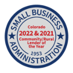 SBA Community Lender of the Year badge