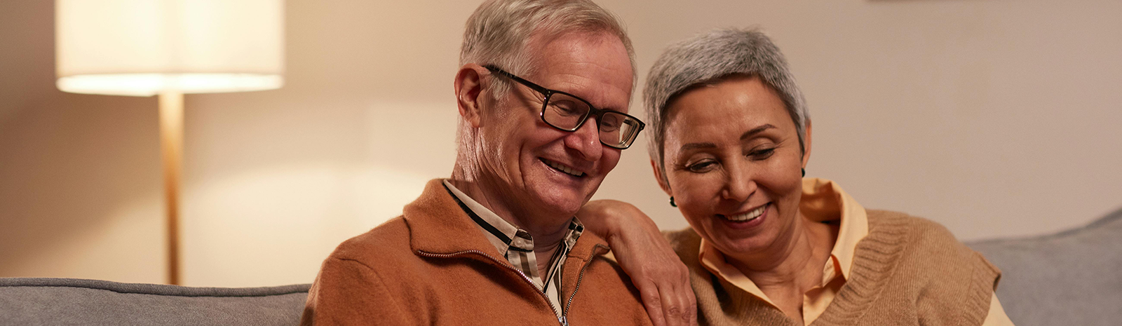 hero image of retired couple