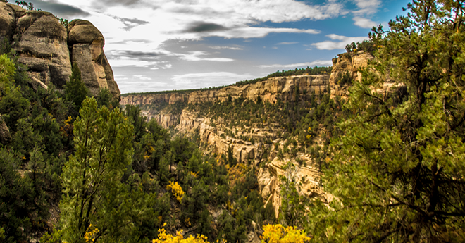 View of mountains in the Cortez area