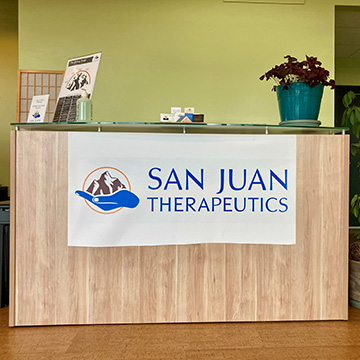 San Juan Therapeutics front desk