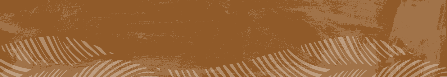feather pattern title bar background in rust