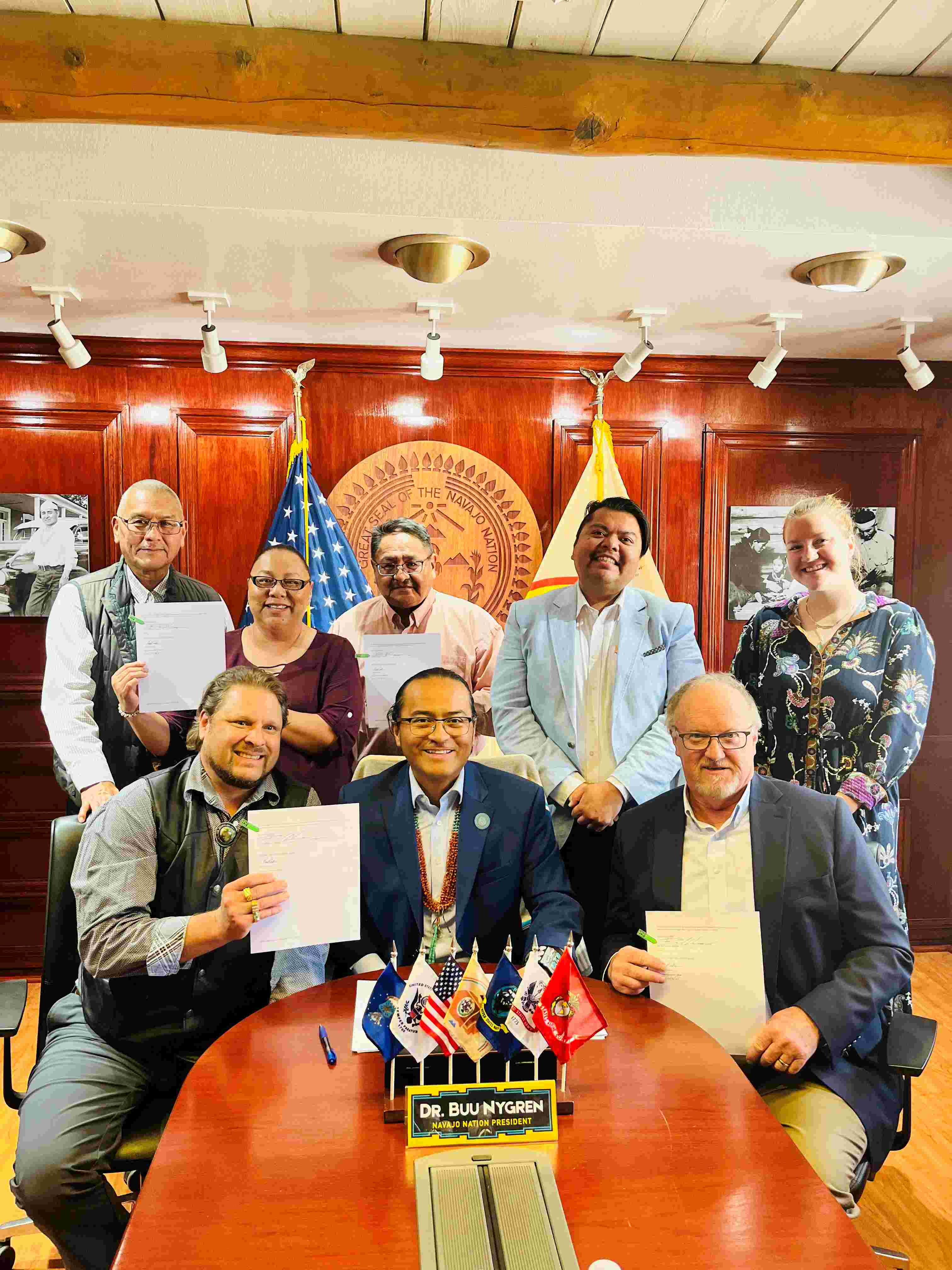 FSWB and Navajo Nation sign partnership agreement
